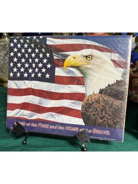 American Eagle Flag Print Wall Art NorthWest Publishing Corp 2001